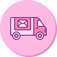 Postal Delivery Vecto Icon vector