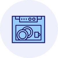 Dish Washer Vecto Icon vector