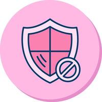 Blocked Vecto Icon vector