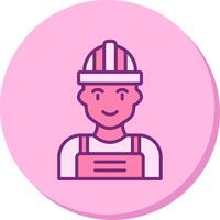 trabajador vecto icono vector