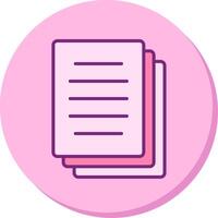 Papers Vecto Icon vector