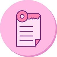 Keyword Notes Vecto Icon vector
