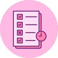 Planner Vecto Icon vector