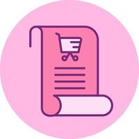 compras lista vecto icono vector