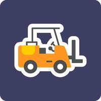 Forklift Vecto Icon vector