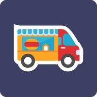 Food Truck Vecto Icon vector