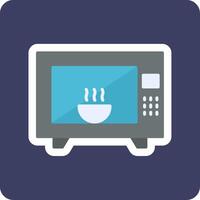 Microwave Oven Vecto Icon vector