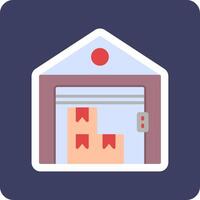 Warehouse Vector Icon