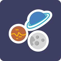 Planets Vecto Icon vector