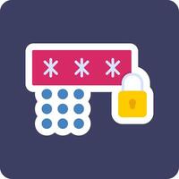 Passcode Vecto Icon vector