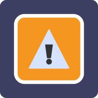 Caution Sign Vecto Icon vector