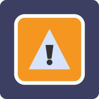 Caution Sign Vecto Icon vector