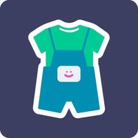 Dungarees Vecto Icon vector