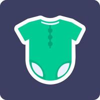 Baby Outfit Vecto Icon vector