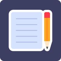 Note Pad Vecto Icon vector