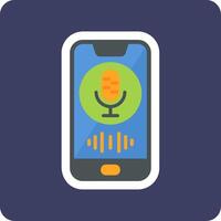 Voice Assistant Vecto Icon vector