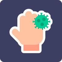 Dirty Hands Vecto Icon vector