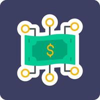 Digital Money Vector Icon