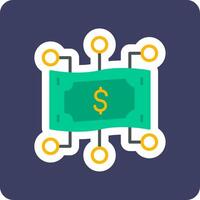 Digital Money Vector Icon