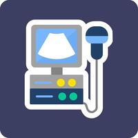 Ultrasound Machine Vecto Icon vector