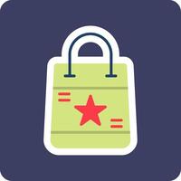 compras bolso vecto icono vector