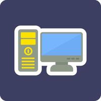 Computer Vector Icon