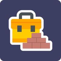 Construction Portfolio Vecto Icon vector