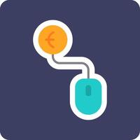 Pay Per Click Vecto Icon vector