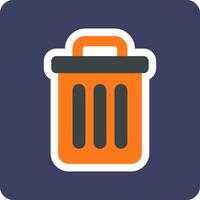 Trash Bin Vecto Icon vector