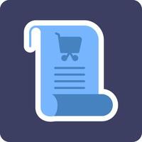 Shopping List Vecto Icon vector