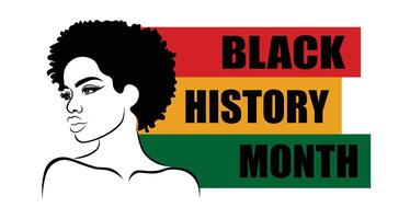 Black History Month vector