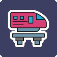 Monorail Vector Icon