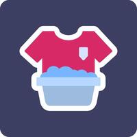 Washing Clothes Vector Icon