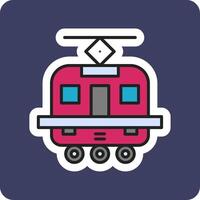 Tram Vector Icon