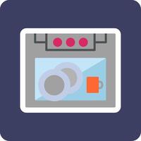 Dish Washer Vector Icon