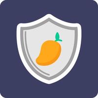 Food Shield Vector Icon