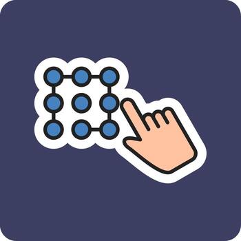 acceso código vecto icono vector