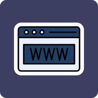 Web Browser Vecto Icon vector