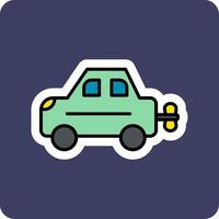 coche juguete vecto icono vector