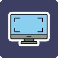 monitor vecto icono vector