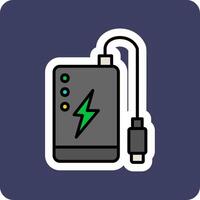 Power Bank Vecto Icon vector