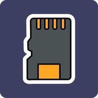 Sd Card Vecto Icon vector