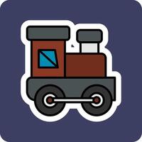 bebé tren vecto icono vector