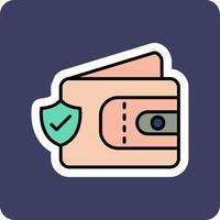 Wallet Secure Vector Icon