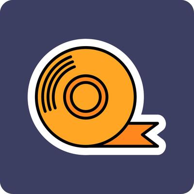 Adhesive Tape Vecto Icon