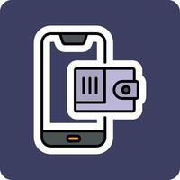 Mobile Wallet Vector Icon