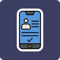 Smartphone Id Vector Icon