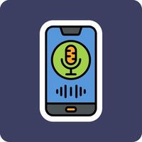 Voice Assistant Vector Icon