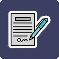 Contract Vector Icon