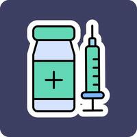 vacunación vecto icono vector